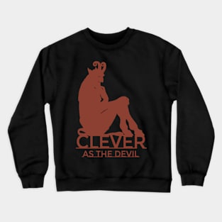 Classic Devil The Clever Lucifer Crewneck Sweatshirt